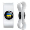 GRAPHICS & MORE I Stand with Ukraine Headphone Earbud Cord Wrap - Charging Cable Manager - Wire Organizer Set of 2 - White view 1