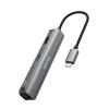 Teleadapt USB Type-C 5-in-1 Hub Adapter. 4K HDMI, 1Gbps Ethernet, 3 x USB 3.0 5Gbps Data Ports. Ideal for MacBook Air/Pro, iPad Pro, Dell XPS view 1