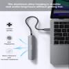 Teleadapt USB Type-C 5-in-1 Hub Adapter. 4K HDMI, 1Gbps Ethernet, 3 x USB 3.0 5Gbps Data Ports. Ideal for MacBook Air/Pro, iPad Pro, Dell XPS view 3