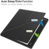 Kepuch Custer Case for Kobo Libra 2,Ultra-Thin PU-Leather Hard Shell Cover for Kobo Libra 2 - Black view 4