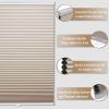 MYshade Cordless Blackout Cellular Shades, 1.5" Honeycomb Window Blinds for Bedroom & Nursery, Thermal Insulated, Noise Reducing, Privacy Shades, Inside or Outside Mount (33" W x 72" H, Beige) view 2