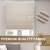 MYshade Cordless Blackout Cellular Shades, 1.5" Honeycomb Window Blinds for Bedroom & Nursery, Thermal Insulated, Noise Reducing, Privacy Shades, Inside or Outside Mount (33" W x 72" H, Beige) view 4