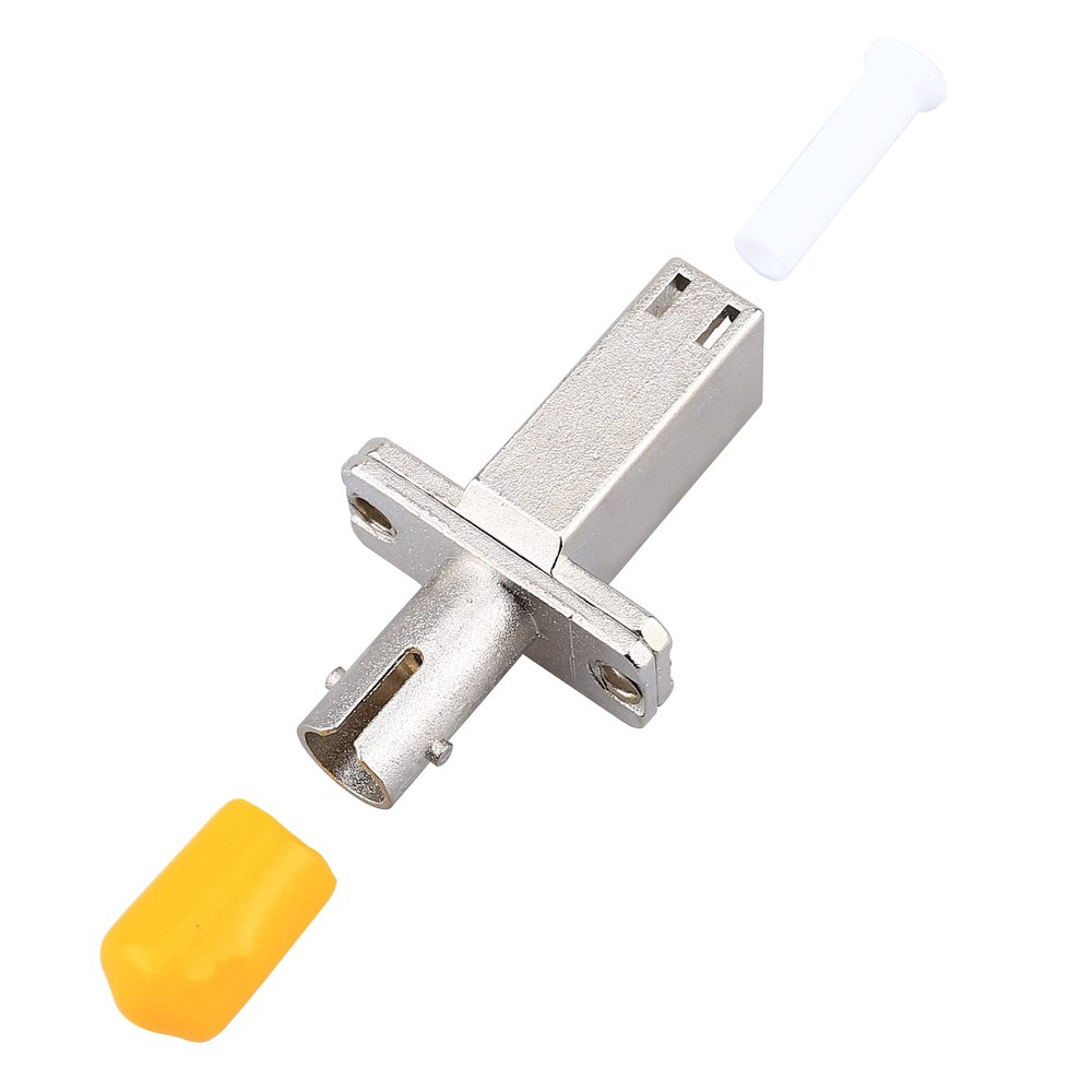 2pcs Fiber Optic Adapter LC/UPC Female to ST/UPC Female Single Mode Coupler Flange for Digital Communication interconnecting Two Fiber connectors Optical Equipment Tool