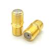 10 Pack RG6 Coax Coaxial Cable Extender and F Type RG6 Female to 2 Female 3 Way Coax Cable T Splitter Adapter, Coaxial Cable Connector T shape and Female to Female for TV Video VCR Antenna Satellite view 3