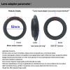 52mm Macro Lens Reverse Ring Compatible with EF/EF-S 90D 80D 70D 60Da 60D 50D 40D 30D T6 T7 T5 SL3 SL2 T8i T7i T6i T6s T5i with 52mm Filter Thread Lens(52mm-EOS). view 2