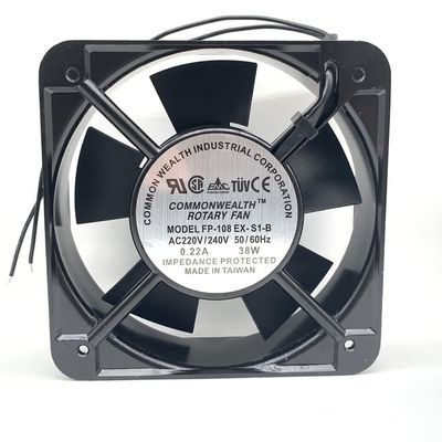 FP-108 EX-S1-B Rotary Cooling Fan AC220/240V 50/60hz 0.22A 38W 150mm