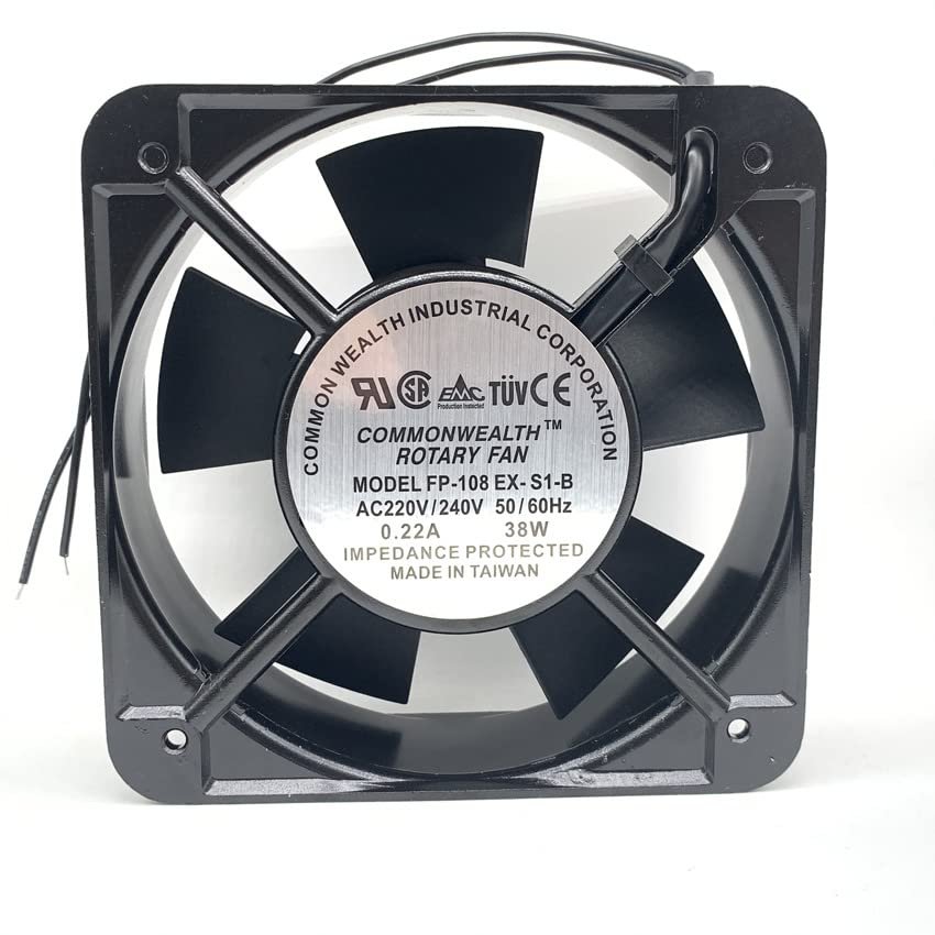 FP-108 EX-S1-B Rotary Cooling Fan AC220/240V 50/60hz 0.22A 38W 150mm