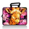 7-9 inch Tablet Sleeve, Evecase 7~9 inch Tablet Ultra-Portable,Neoprene Zipper Carrying Sleeve Case Bag Compatible with 7"8"8.5" 8.9"9" Apple iPad Mini, Samsung Galaxy Tab,Google, Acer (Cute Giraffe)