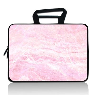 7-9 inch Tablet Sleeve, Evecase 7~9 inch Tablet Ultra-Portable,Neoprene Zipper Carrying Sleeve Case Bag Compatible with 7 8"8.5"8.9" 9" Apple iPad Mini, Samsung Galaxy Tab,Google, Acer (Pink Marble)