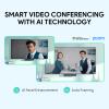 Yealink UVC34 4K Conference Room Camera System 10 Microphone 8 MP All-in-One Video Conferencing System AI Auto Framing 120 Field of View Microsoft Teams Certified Webcam Zoom Rooms USB-A view 2