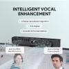 Yealink UVC34 4K Conference Room Camera System 10 Microphone 8 MP All-in-One Video Conferencing System AI Auto Framing 120 Field of View Microsoft Teams Certified Webcam Zoom Rooms USB-A view 4