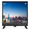 19 Inch LED Widescreen TV with Digital ATSC Tuners HDMI/VGA/RCA/USB, 19 Inch Flat Screen TV w/Built in Dual Speakers for Kitchen and RV Camper(No Smart Telesivion) view 1