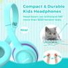vinamass Kids Headphones, Wired Headphones for Kid with Safe Volume Limiter, Kid Headphone with Cord 3.5mm Jack, On-Ear Girls Boys Toddler Headphone for School  view 2