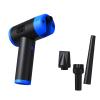 XXJJ Portable Cordless Air Duster, Handheld Dust Collector Electric Air Blower for Computer Keyboard Camera Sofa Cleaning,Blue view 1