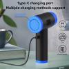XXJJ Portable Cordless Air Duster, Handheld Dust Collector Electric Air Blower for Computer Keyboard Camera Sofa Cleaning,Blue view 4