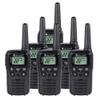 Midland T10 22 Channel FRS Walkie Talkie - Up to 20 Mile Range Two-Way Radio - Black (Pack of 6) view 1