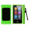 iPod Belt Clip TPU Rubber Skin Case Cover for Apple iPod Nano 7th Generation 7G 7 Case Cover for Classic I Pod Protective for I Pod Shell Protect for Mp3 Player - Green view 1