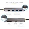 StarTech.com USB C Hub, 4K 60Hz HDMI Video with USB-C DP 1.4 Alt Mode, USB 5Gbps Dock for MacBook M1 M2 M3 M4 & Windows, Gigabit Ethernet, SD/MicroSD, 100W Charging, 12in Cable view 4