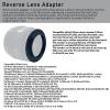 49mm to EF M Macro Lens Reverse Ring Compatible with for EF-M Mount Mirrorless Camera M1 M2 M3 M5 M6 M10 M50 M100 Camera,with 49mm Filter Thread Lens.Macro Shoot view 4
