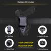 HolsterBuilder TacWare Cant Clips 2-Pack  OWB Adjustable Belt Clips with Hardware  Tuckable Universal Holster and Sheath Attachment  TAC Grip Hook Design  Made in USA view 4