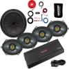 KICKER Sub, Speakers and Amp Package of 5 Items: 12" CompR Subwoofer, 6"x8" CS 2-Way Speakers, 1000W 5-Channel Amplifier and Complete 4AWG Wiring Kit view 1