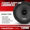 DS18 PRO-ZXI8.4BM 8 Inches Car Audio Mid-Range Loudspeaker with Bullet 700 Watts 4-Ohm (1 Speaker) view 4