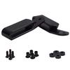 HolsterBuilder J-Clip for IWB Holsters - Kydex Belt Clip with 2 Pre-Drilled Holes, Universal Sheath Grip Hook for Discreet Concealment, Holsters, and Accessories - Black view 1