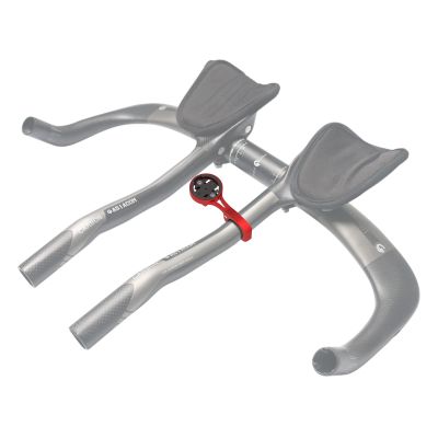 Aero Bars Mount - Garmin Bike Computer Mount for Garmin Edge, Compatible with Bike GPS Computer,Wahoo,Bryton,Cateye,GoPro Full Range and Flashlight (Red)