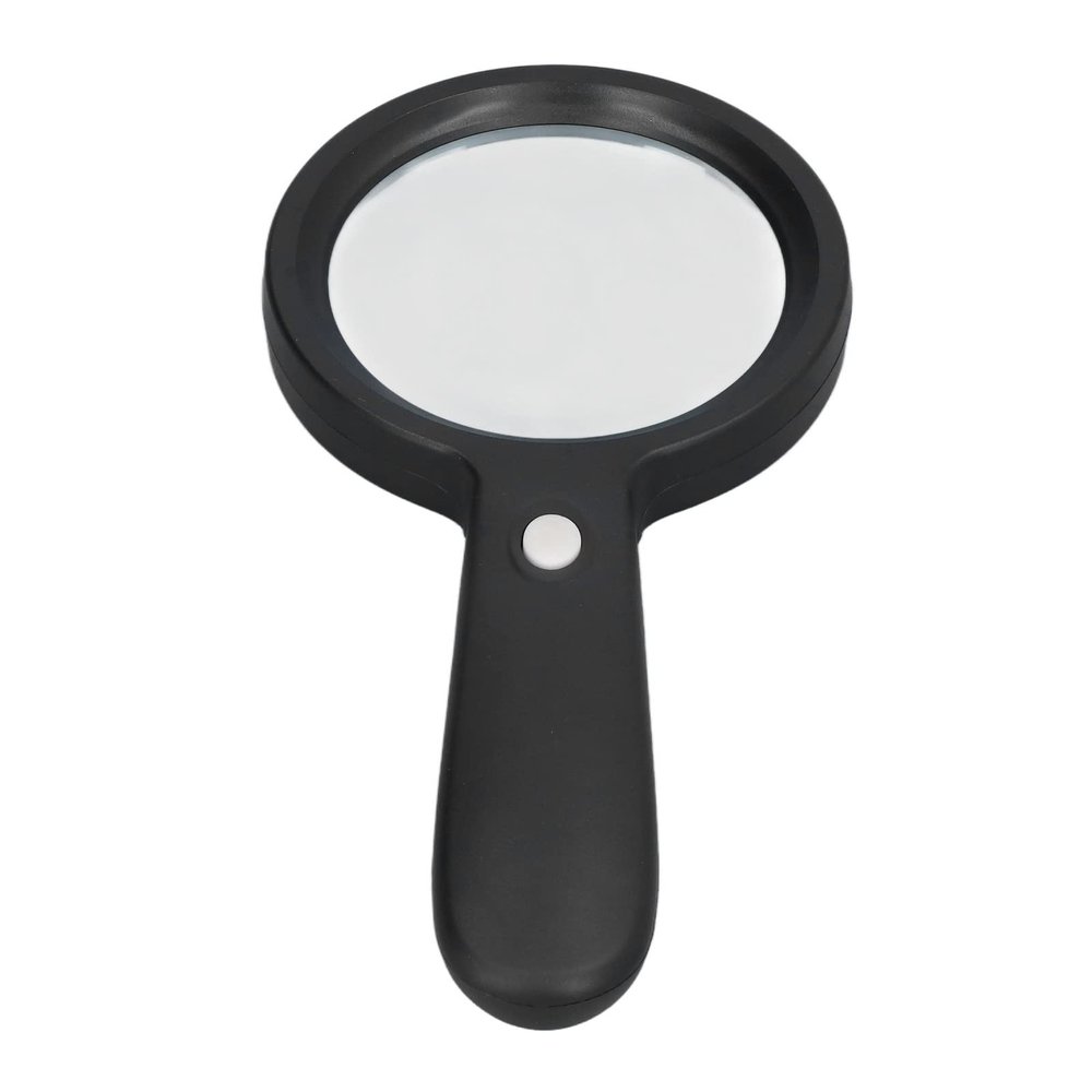 Hand Held LED Illuminated Magnifying Glass High Magnification 10X for Office School Outdoor Home