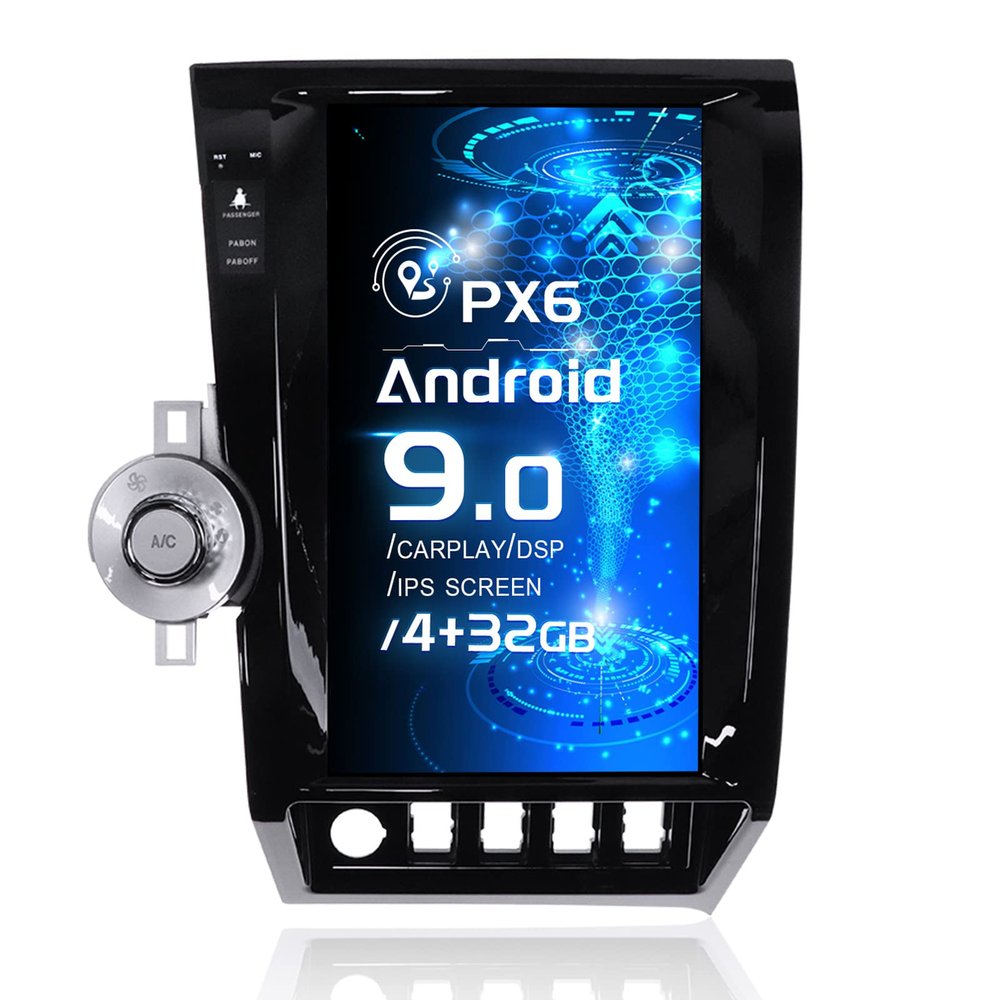MOOKAKA Android Tesla Car Radio for Toyota Tundra Radio 2007-2013 Sequoia Radio 2008-2018,Multimedia Player Bluetooth 5.0,WiFi Auto Stereo GPS Navigation Head Unit carplay DSP (4+32G carplay)