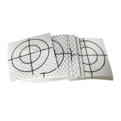 20Pcs 80X80MM White Reflector Sheet Compatible for Trimble Topcon Sokkia South Surveying Total Station