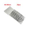 20Pcs 80X80MM White Reflector Sheet Compatible for Trimble Topcon Sokkia South Surveying Total Station view 2
