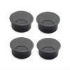 4pcs 2 inch Desk Wire Cord Cable Grommets Hole Cover for Office PC Desk Cable Cord Organizer Plastic Cover Black (Black-4Pcs) view 1