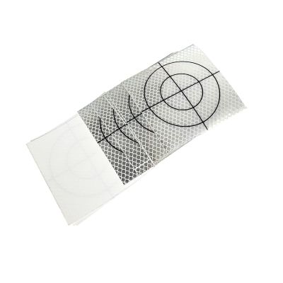 20Pcs 100X100MM White Reflector Sheet Compatible for Trimble Topcon Sokkia South Surveying Total Station