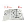 20Pcs 100X100MM White Reflector Sheet Compatible for Trimble Topcon Sokkia South Surveying Total Station view 2