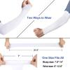 beister UV Protection Cooling Arm Sleeves, Women Men Summer Outdoor Sunblock Arm Cover with Thumb Hole view 4