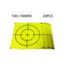 20Pcs 100X100MM Fluorescent Green reflector sheet Compatible For Trimble Topcon Sokkia South Surveying Total Station view 2