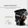 IFOOTAGE Komodo K7 Fluid Tripod Head, Heavyweight Fluid Video Head with Flat Base and Sliding Plate for Quick Connection to The Camera, Used for Professional Photography,Vlogging and Video Production view 4