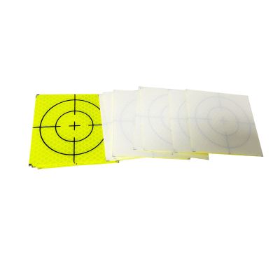 20Pcs 80X80MM Fluorescent Green Reflector Sheet Compatible for Trimble Topcon Sokkia South Surveying Total Station