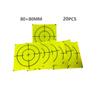 20Pcs 80X80MM Fluorescent Green Reflector Sheet Compatible for Trimble Topcon Sokkia South Surveying Total Station view 2