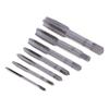 ASDUU 7Pcs M3-M12 HSS Hand Threading Tap Set Taper Screw Cutting Tools Kit Fast Tapping Cutter for Wood, Plastic, Aluminum Drill Bit view 4