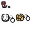 (2 Pack) BGAANM Silicone Case Fit Designed for Samsung Galaxy Buds 2 / Live /Galaxy Pro Earphone(2021), Cute Cartoon Headphones Protective Cover with Keychain, Facelessman+Sunflower view 1