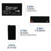6V 12AH F2 Replacement Battery for APC Back-UPS BP650S - 4 Pack view 2