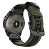 Abanen Quick Fit 26mm Nylon Watch Band for Garmin epix Pro 51mm / Fenix 8 51mm / Instinct 2X, Woven Durable Military Sport Wrist Strap for Fenix 7X/6X/5X, Tactix Delta (Green) view 1
