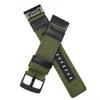 Abanen Quick Fit 26mm Nylon Watch Band for Garmin epix Pro 51mm / Fenix 8 51mm / Instinct 2X, Woven Durable Military Sport Wrist Strap for Fenix 7X/6X/5X, Tactix Delta (Green) view 2