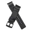 Abanen Quick Fit 26mm Nylon Watch Band for Garmin epix Pro 51mm / Fenix 8 51mm / Instinct 2X, Woven Durable Military Sport Wrist Strap for Fenix 7X/6X/5X, Tactix Delta (Black) view 2