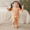 VAENAIT BABY Kids Long Sleeve Sleepwear Pajamas 2pcs Set Modal Milkorange 8 Years view 3
