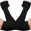 beister UV Protection Cooling Arm Sleeves, Women Men Summer Outdoor Sunblock Arm Cover with Thumb Hole view 1