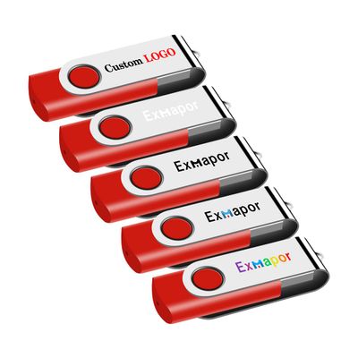 Customized USB Flash Drives 50PCS 1GB Exmapor Thumb Drive Personalized with Your Logo