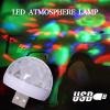Aoyuexi Portable Mini Seven-color Voice-activated ,Car Roof Star Night Light, Adjustable USB Flexible Interior Romantic Neon Ambient Lights Car Ambient Lights, Clear view 4